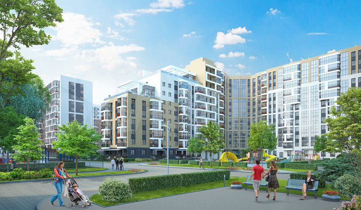 1-к. квартира, 46,1 м², 6/12 эт.
