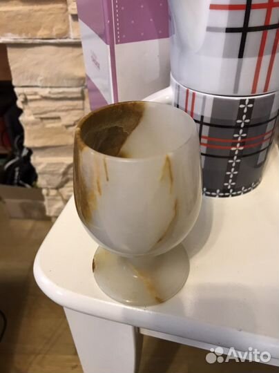 Чайные сервизы,бокал оникс