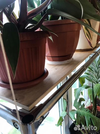 Стеллаж для цветов на подоконник