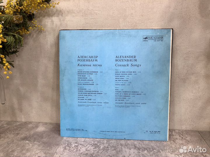 Виниловые пластинки с песнями Розенбаума