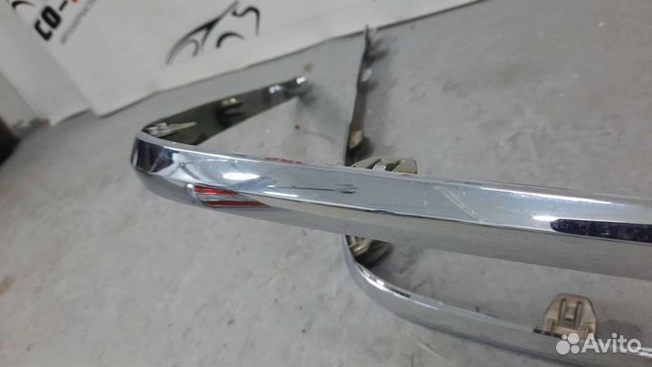 Левая хром накладка, на задний бампер Ниссан Теана
