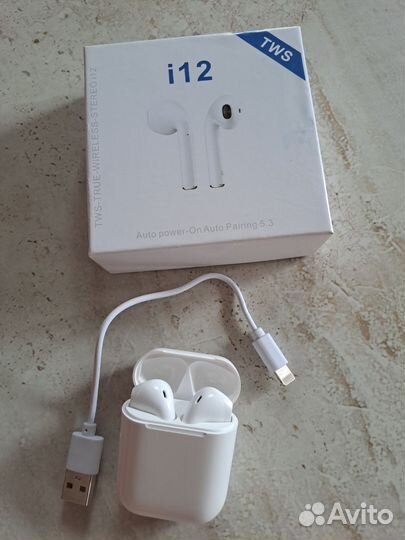 Беспроводные наушники i12 TWS