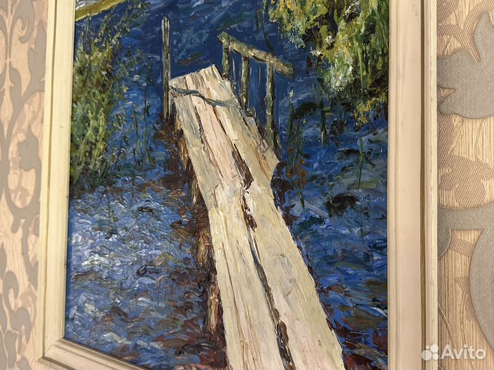 Картина большая маслом пейзаж