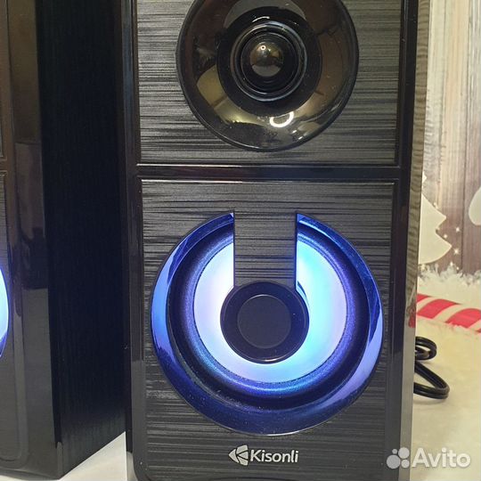 Колонки для пк и ноутбука c RGB-подсветкой