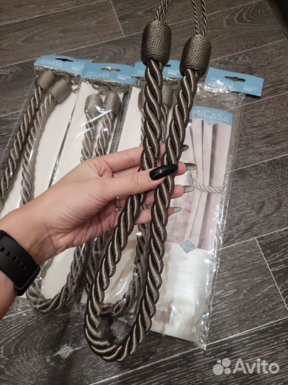 Новые подхваты для штор / подхват-шнур для штор