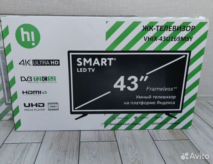 Новый 4К SMART TV 43