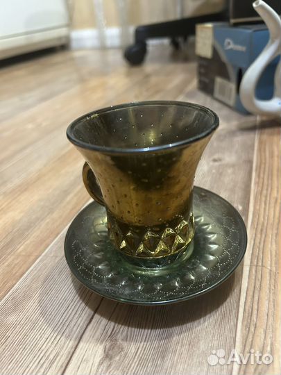 Кружка с блюдцем