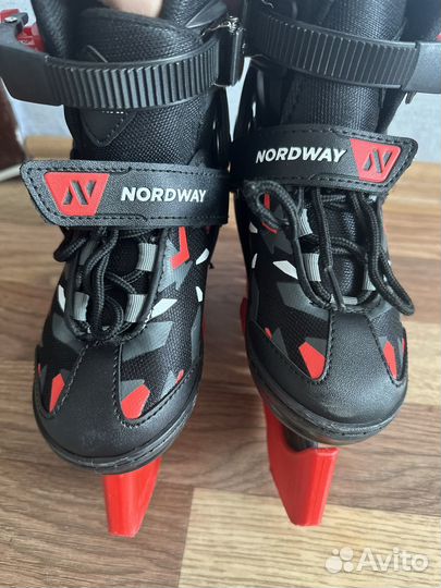 Коньки раздвижные nordway р. 26-31