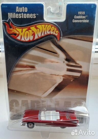 Hot Wheels 59 Cadillac Convertible и 67 Camaro