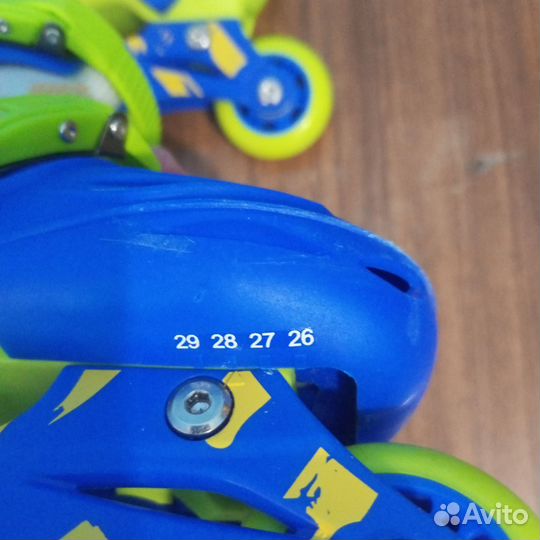Детские раздвижные ролики 26-29 размер
