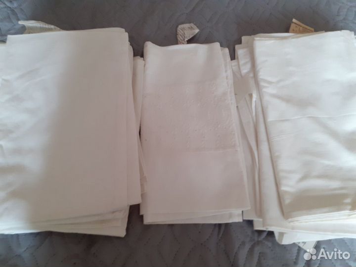 Наволочки и пододеяльники простыни лен СССР