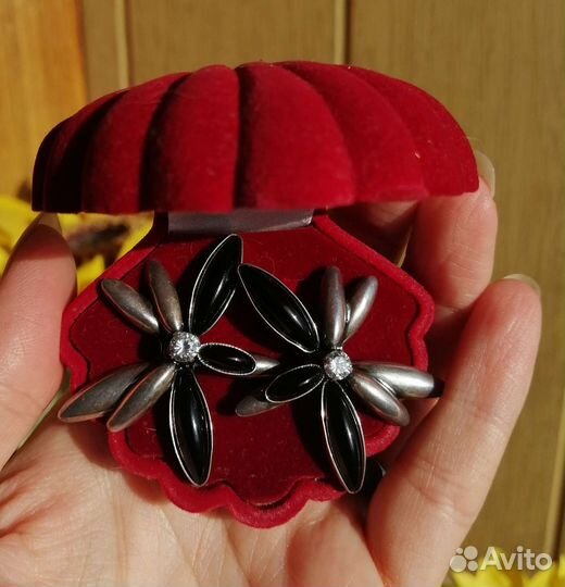 Серебряные серьги