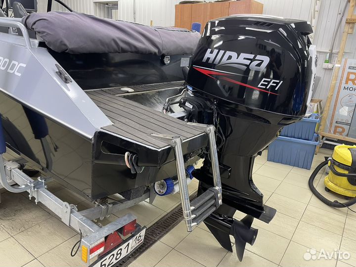 Неман 500 DC с лодочным мотором hidea 60