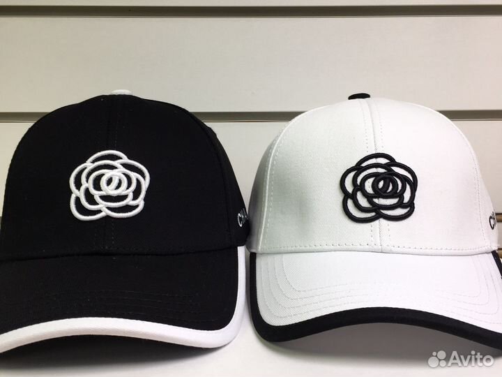 Бейсболка Chanel белая,черная