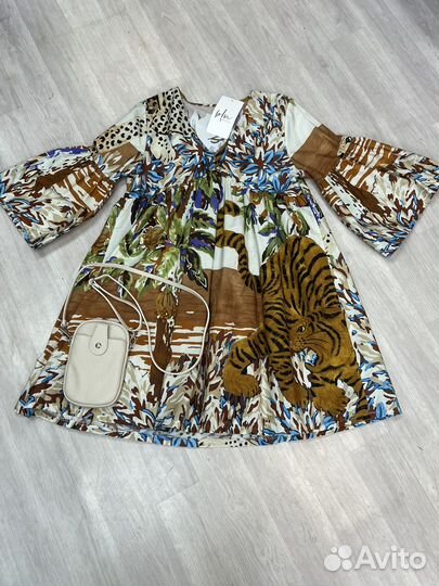 Платье хлопок BLU royal Италия