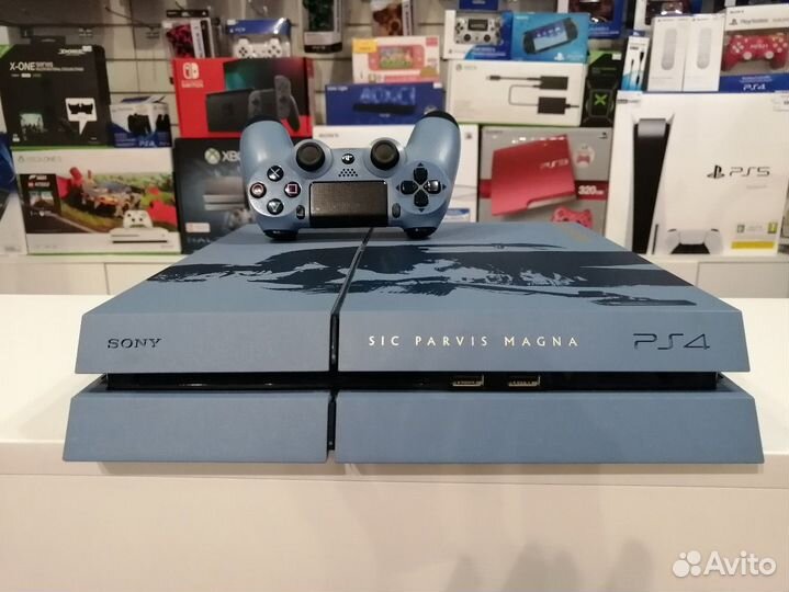 Редкая,кастомная Sony PS4 1000GB “Uncharted”