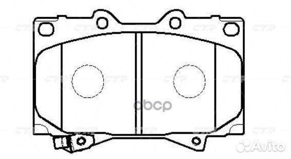 Колодки тормозные toyota land cruiser 4.2D 909