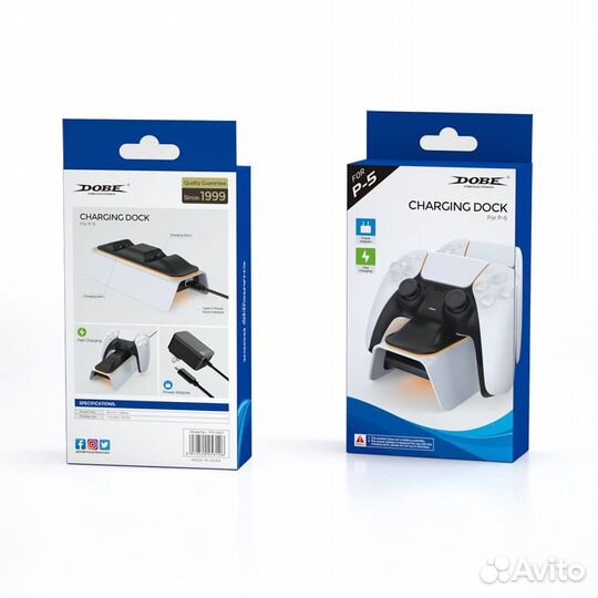 Зарядная станция PS5 dobe Charging Dock