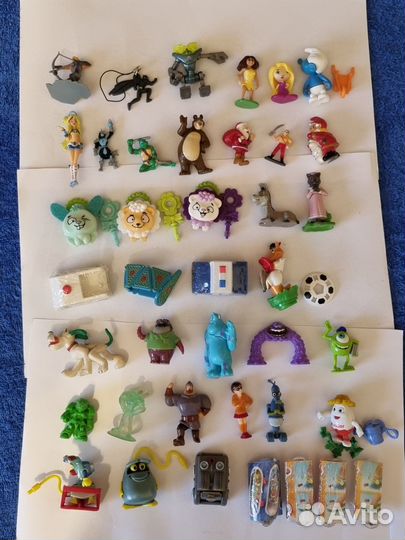 Киндер, Растишка, Чупа чупс и другие пакетами