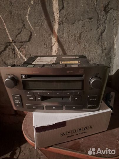 Штатная автомагнитола тойота авенсис т250