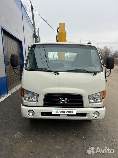 Бортовой грузовик Hyundai HD78 с КМУ Soosan, 2011