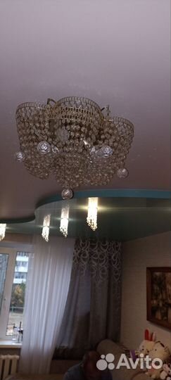 Люстра потолочная бу