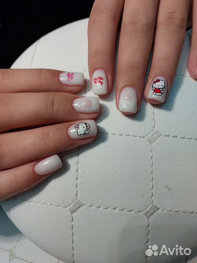 Маникюр наращивание