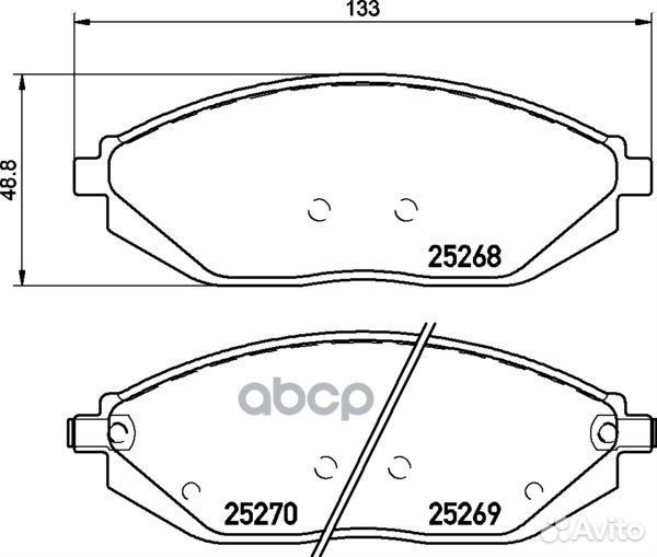 Колодки тормозные NP6035 nisshinbo