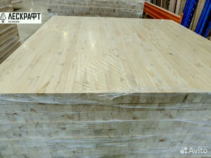 Мебельный щит 18*600*4000 мм сорт A, сращенный