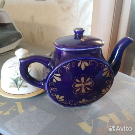 Чайник заварочный ссср+масленка