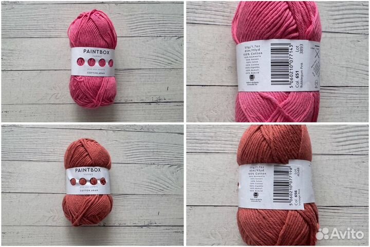 Пряжа для вязания paintbox yarns хлопок