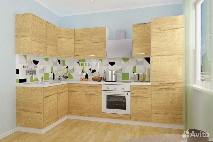 Угловая кухня. Кухонный гарнитур