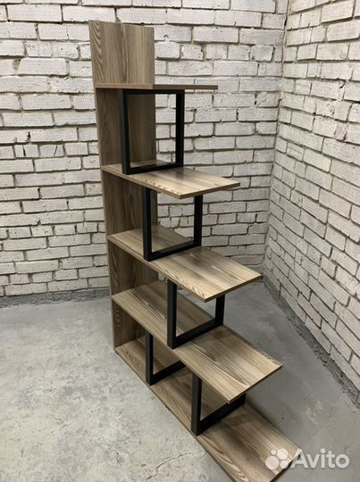 Стеллаж в стиле лофт Айсберг