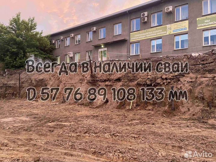 Винтовые сваи для бани