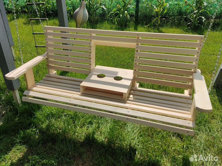 Садовая качель подвесная
