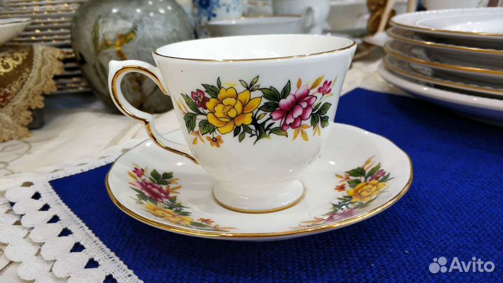 Чайная/кофейная пара Англия, Queen Anne