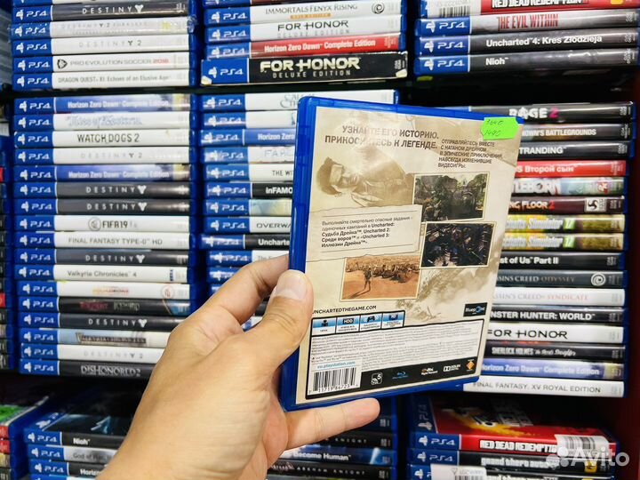 Uncharted натан дрейк коллекция диск ps 4