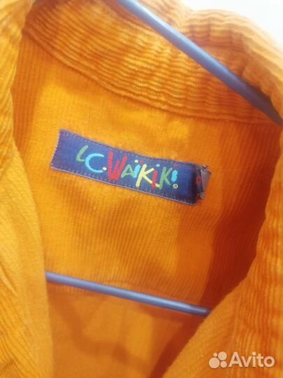 Рубашка вельветовая