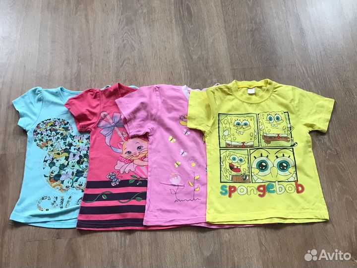 Футболочки для девочки в ассорт. р.68,86,98,110
