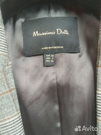 Massimo dutti пиджак 34