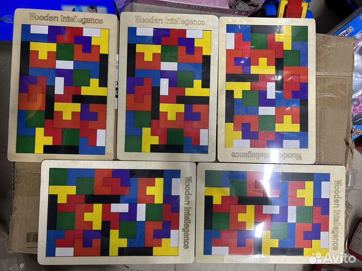 Деревянный тетрис монтессори