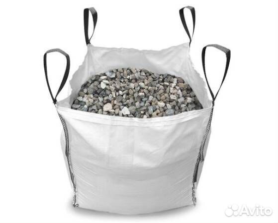 Биг Бэг под щебень 75х75х125см, 4х стропный