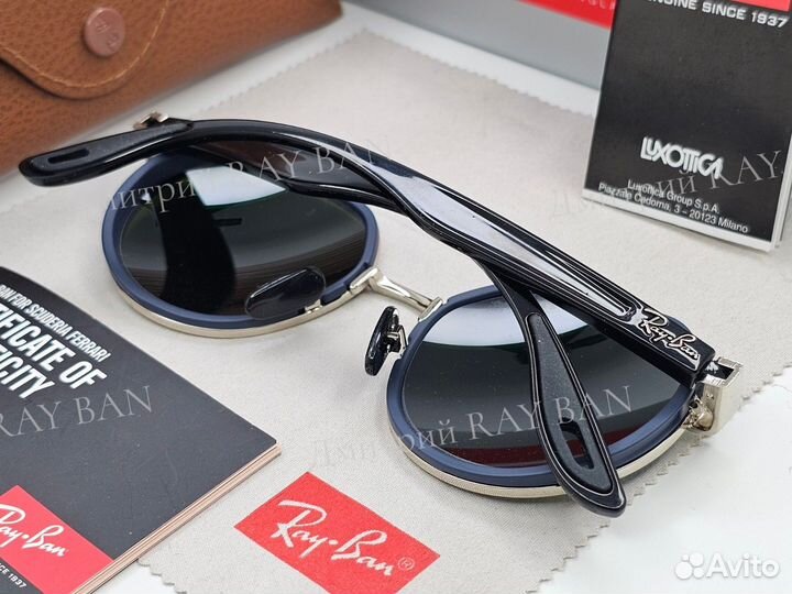 Очки Ray Ban 3703 Ferrari Blue Mirror Стекло