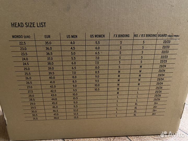 Сноубордические ботинки head Rodeo 26.5