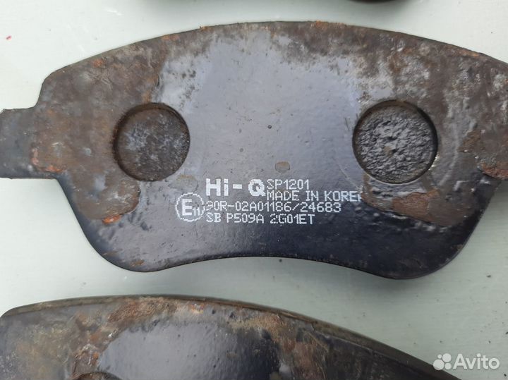 Тормозные колодки Fiat Punto 3 Grande Punto