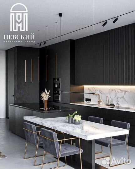 Кухня мдф под ключ