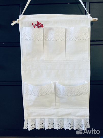 Органайзер подвесной кармашки с шитьём