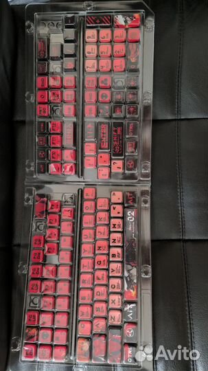 Кейкапы pbt evangelion 02