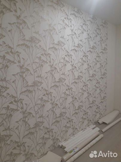 Поклейка обоев