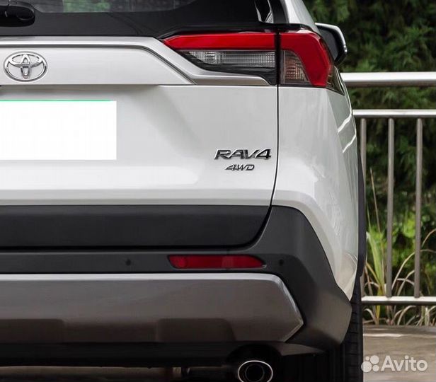 Металлическая наклейка на авто 4WD шильдик 113х18